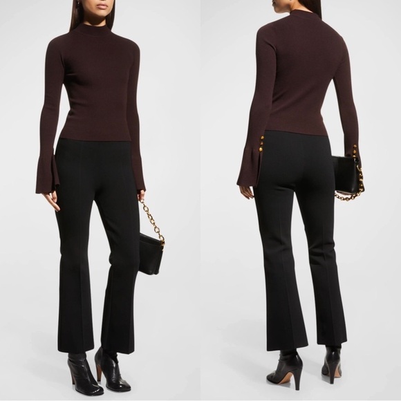 A.L.C. Brooklyn Flared Pintuck Black Ankle Pants
8038 - Picture 2 of 12